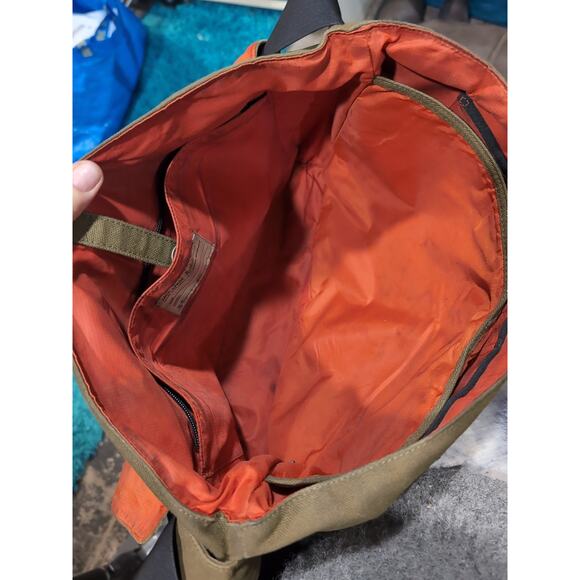 Jack Spade Greene St. Messenger Bag Khaki Canvas Shoulder Laptop Crossbody Purse - Picture 14 of 16